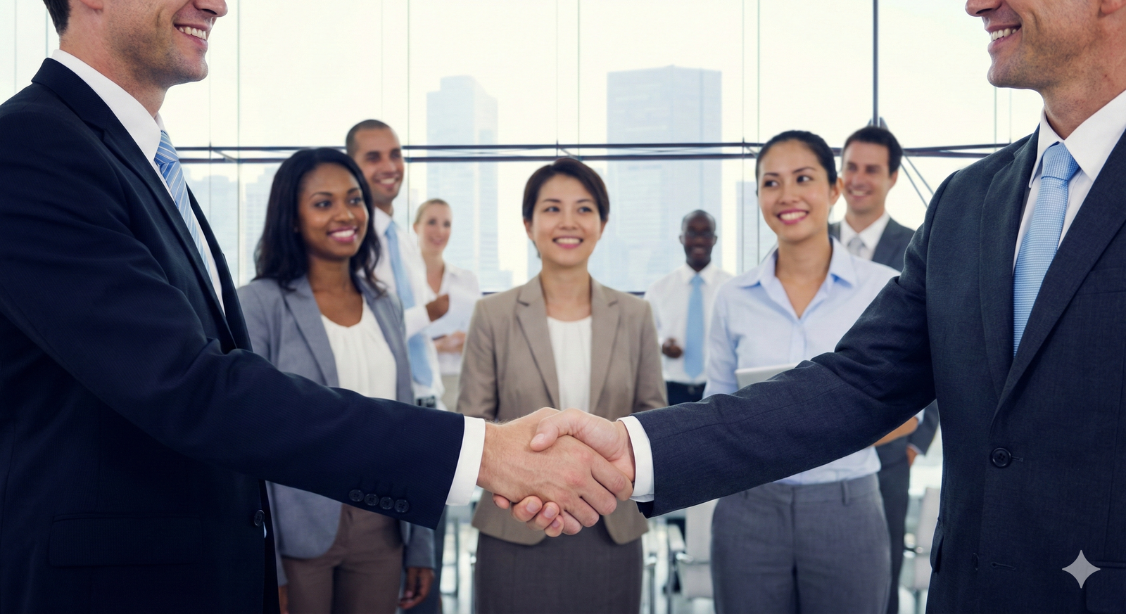 Corporate Team Handshake